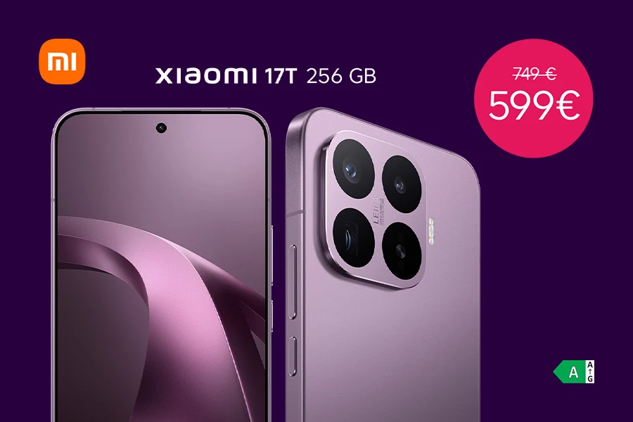 Xiaomi įrenginiai violetiniame fone su nuolaida