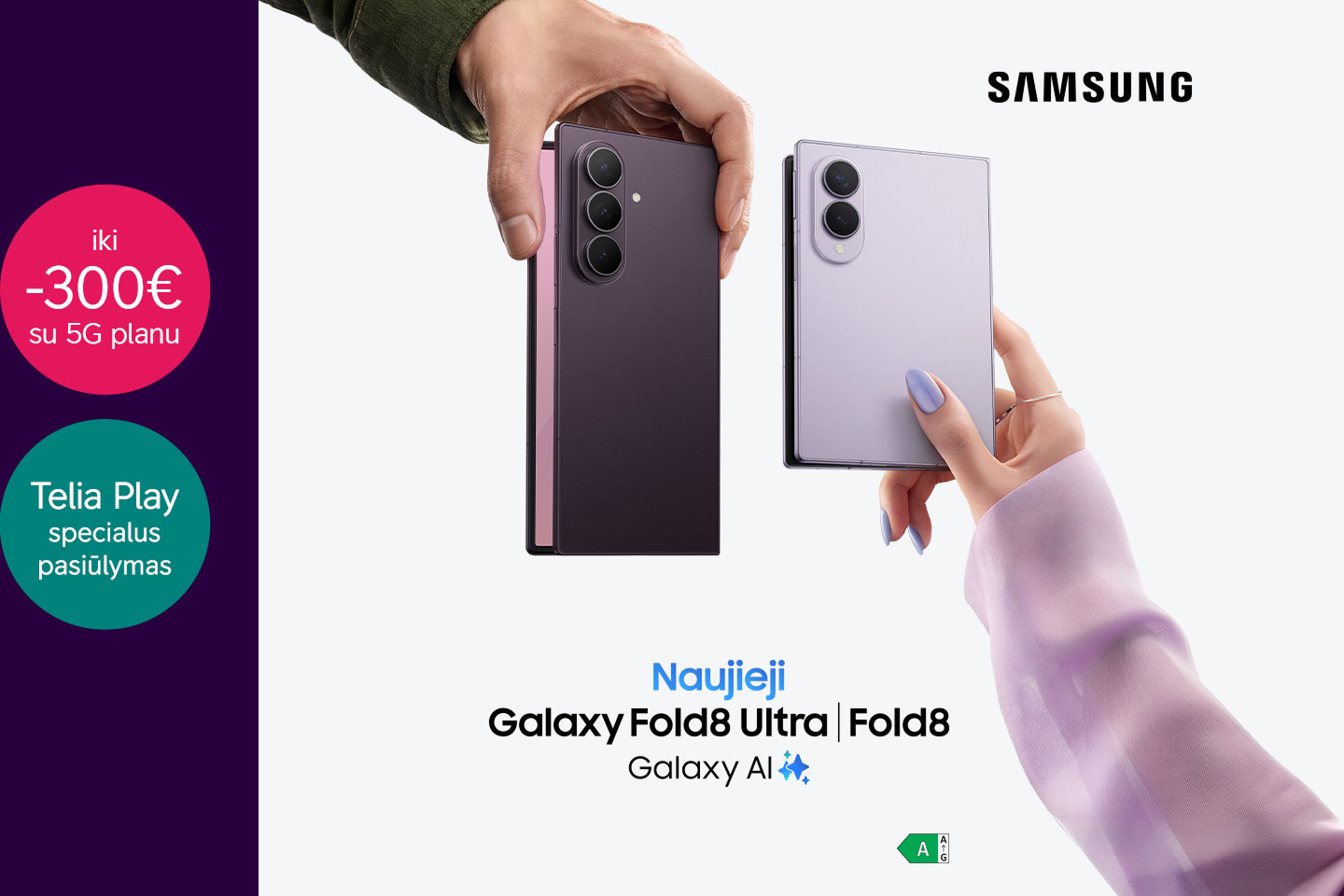 Naujieji „Galaxy Fold8 Ultra | Fold8“