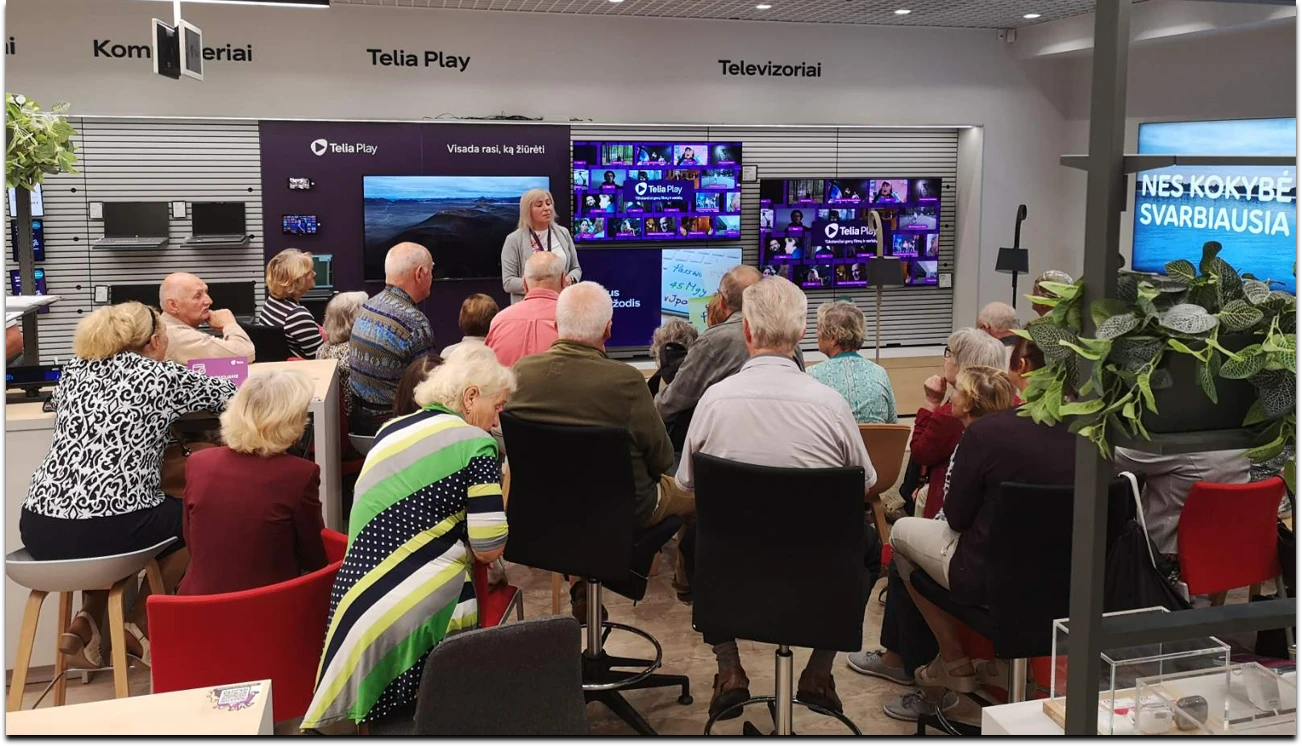 Senjorų valandos Telia salonuose