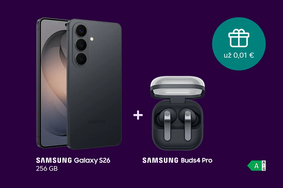 Perkant Galaxy S26 – Samsung Buds4 Pro dovanų!