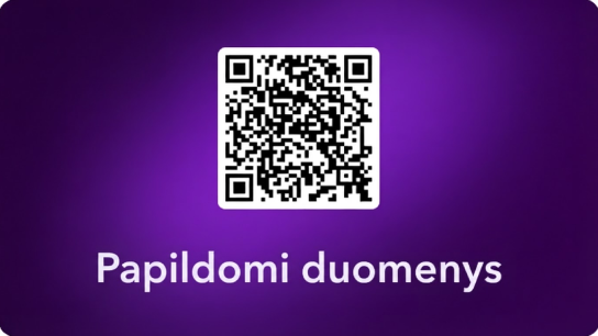 nuotrauka su QR kodu pasipildyti GB parai