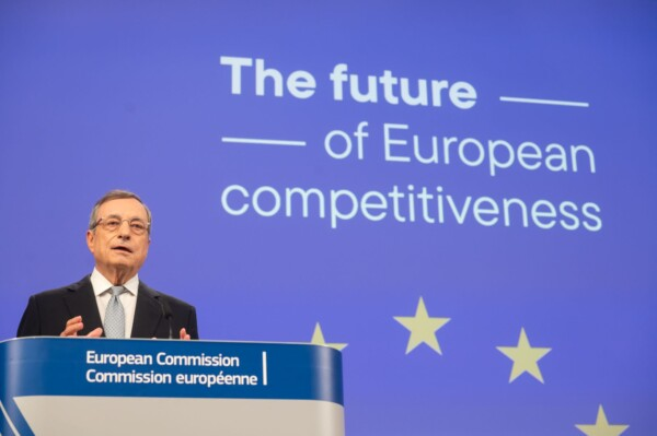 Mario Draghi konferencijoje apie ES konkurencingumo ateitį