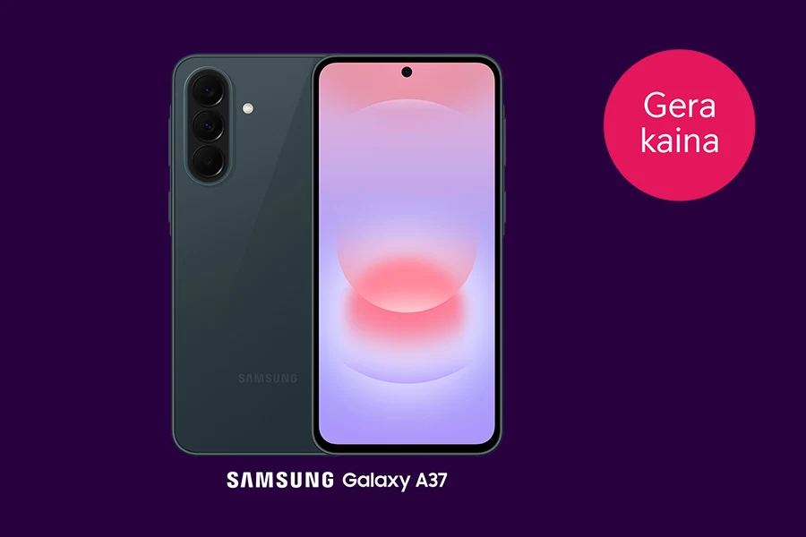 Samsung Galaxy A37 geresne kaina