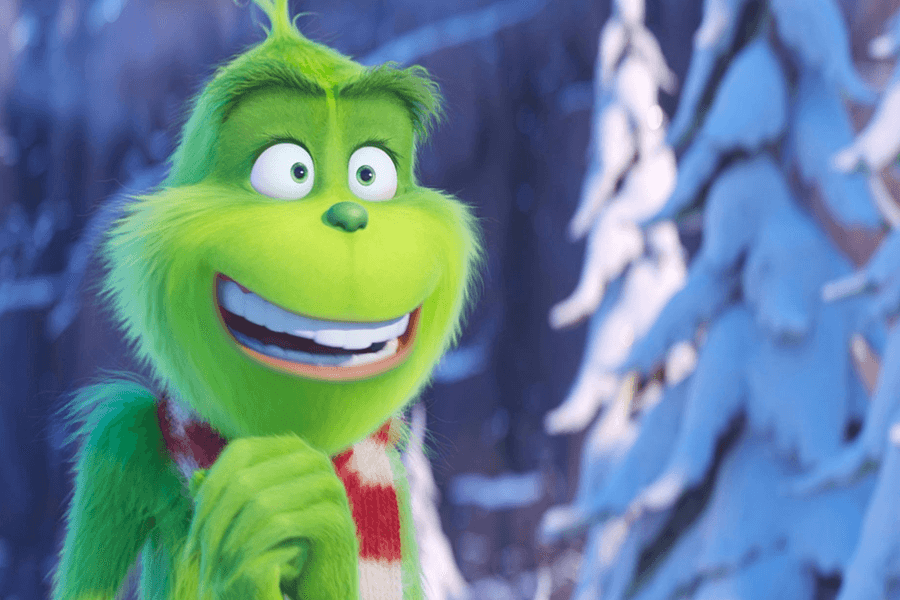 Nuotraukoje pavaizduotas personažas Grinčas iš animacinio filmo „Grinčas“ („The Grinch”, 2018) 
