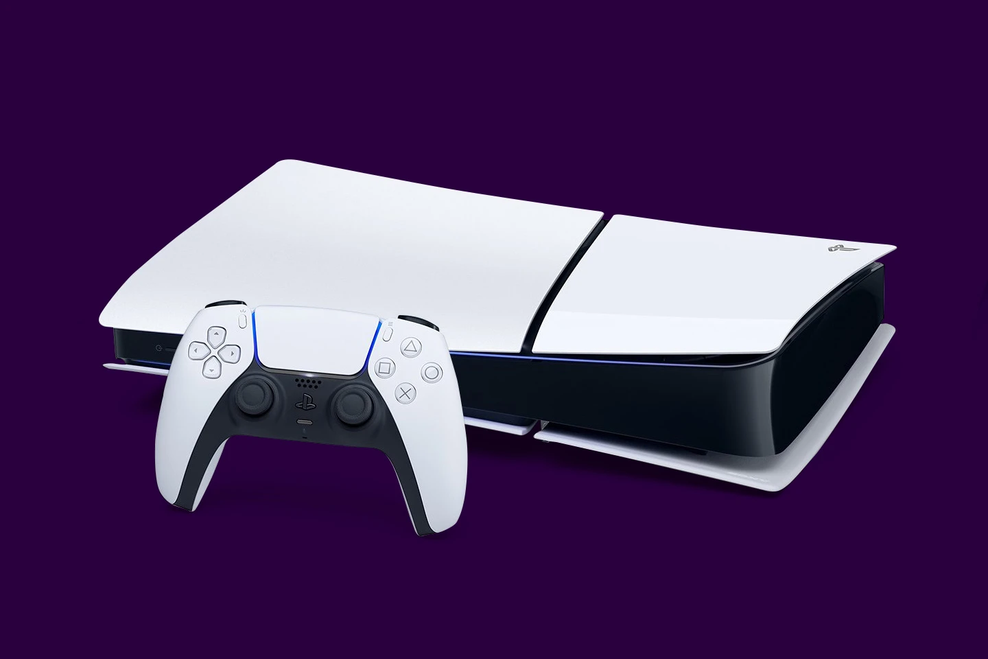 PS5 violetiniame fone