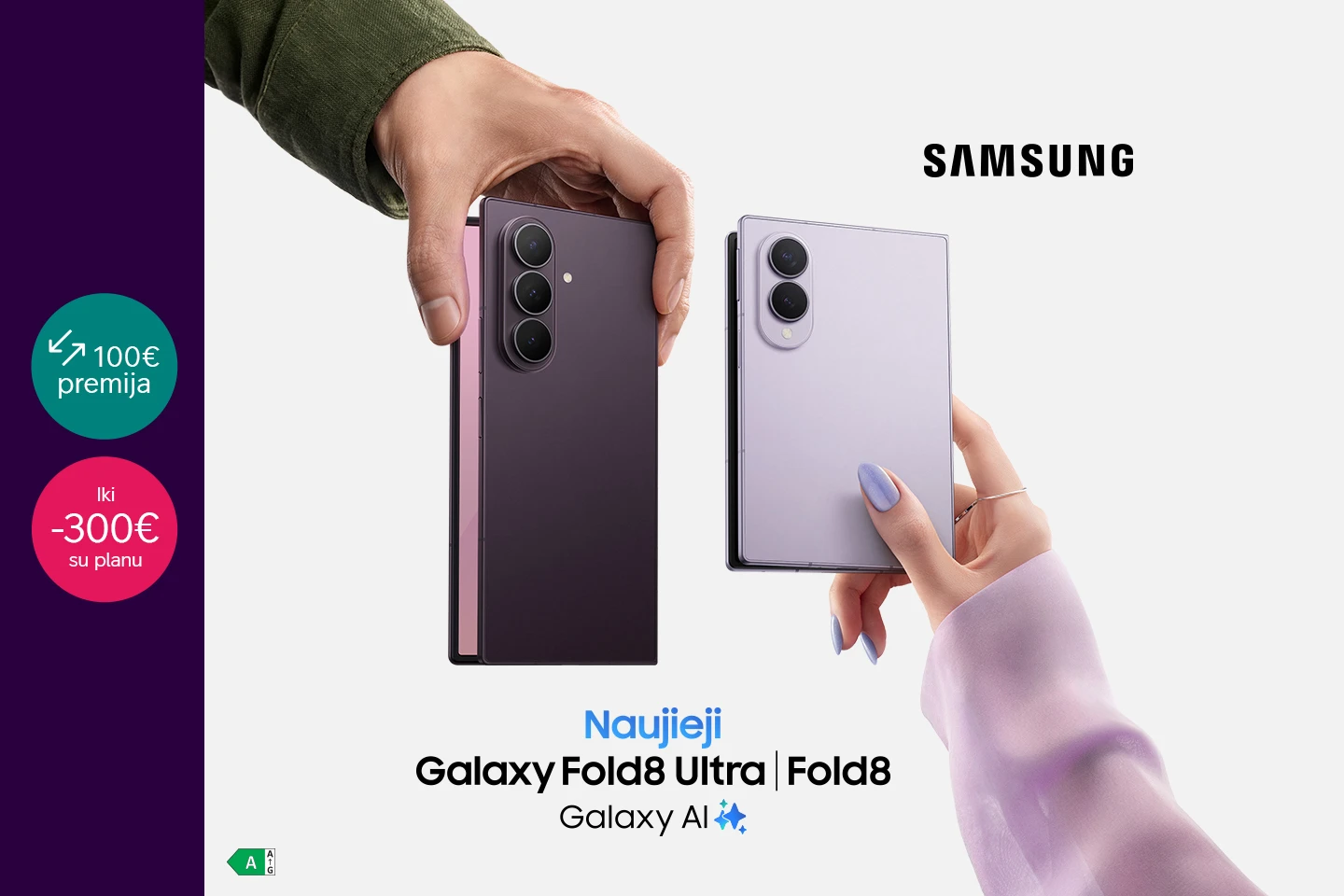 Naujieji „Galaxy Fold8 Ultra | Fold8“