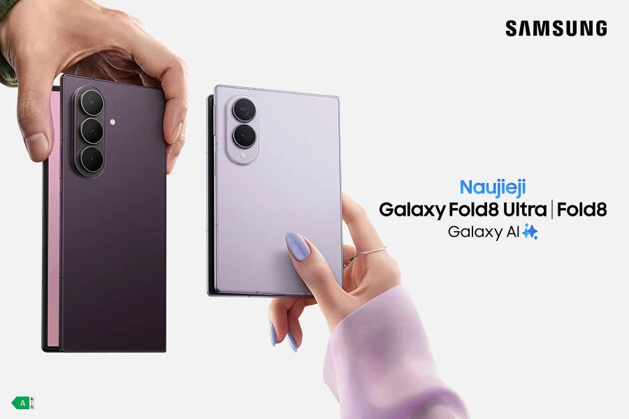 Naujieji „Galaxy Fold8 Ultra“ ir „Galaxy Fold8“